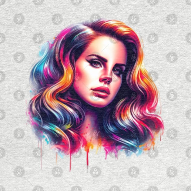 Lana Del Rey 1980's by Tiger Mountain Design Co.